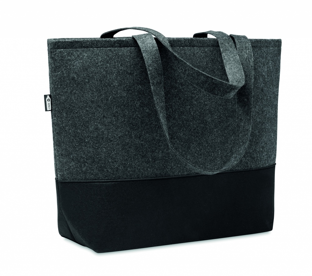 Logotrade advertising product picture of: RPET felt shopping bag