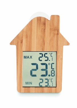 Logotrade corporate gifts photo of: Bamboo weather station HISA