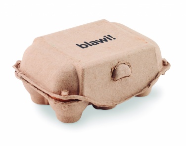 Logo trade promotional gifts image of: 6 chalk eggs in box