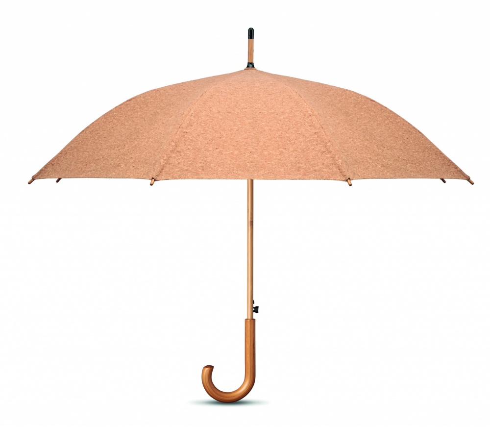 Logo trade promotional item photo of: 25 inch cork umbrella