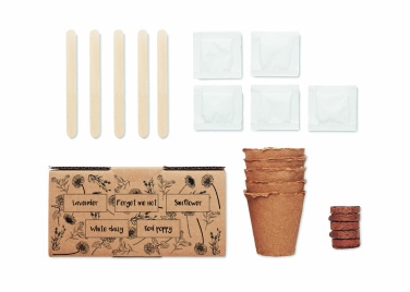 Logo trade promotional merchandise picture of: Flowers growing kit