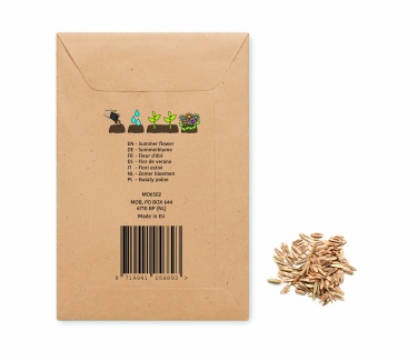 Logo trade promotional giveaways picture of: Flowers mix seeds in envelope