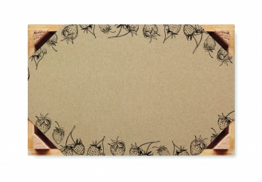 Logo trade promotional giveaway photo of: Strawberry kit in wooden crate