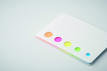 Logo trade business gifts image of: Seed paper page markers pad