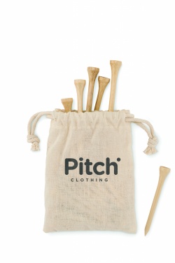 Logo trade corporate gift photo of: 20 bamboo golf tees set