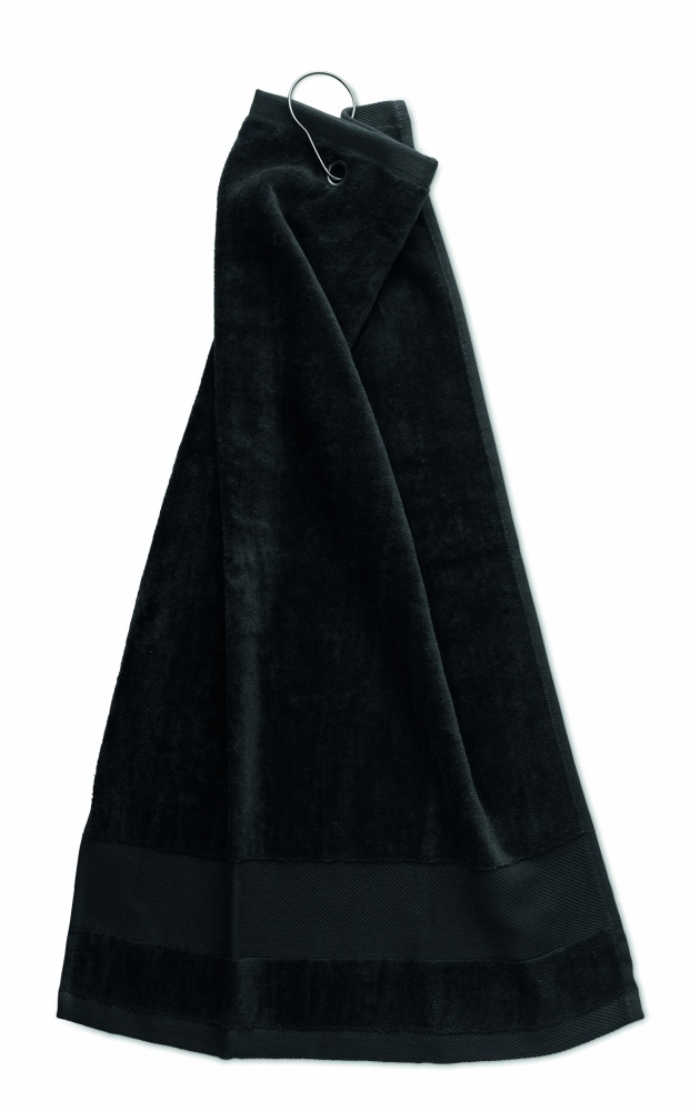 Logo trade promotional items picture of: Cotton golf towel with hanger
