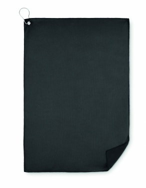 Logotrade promotional gifts photo of: RPET golf towel with hook clip