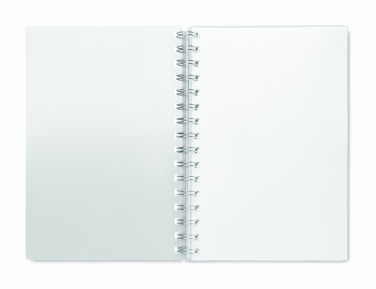 Logo trade promotional items image of: A5 RPET notebook recycled lined