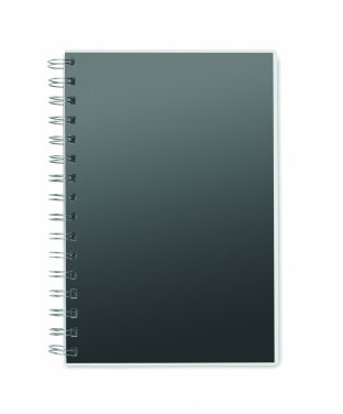 Logo trade promotional merchandise image of: A5 RPET notebook recycled lined