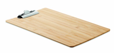 Logo trade promotional merchandise image of: A4 bamboo clipboard