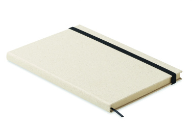 Logo trade promotional giveaways image of: A5 grass notebook 80 lined
