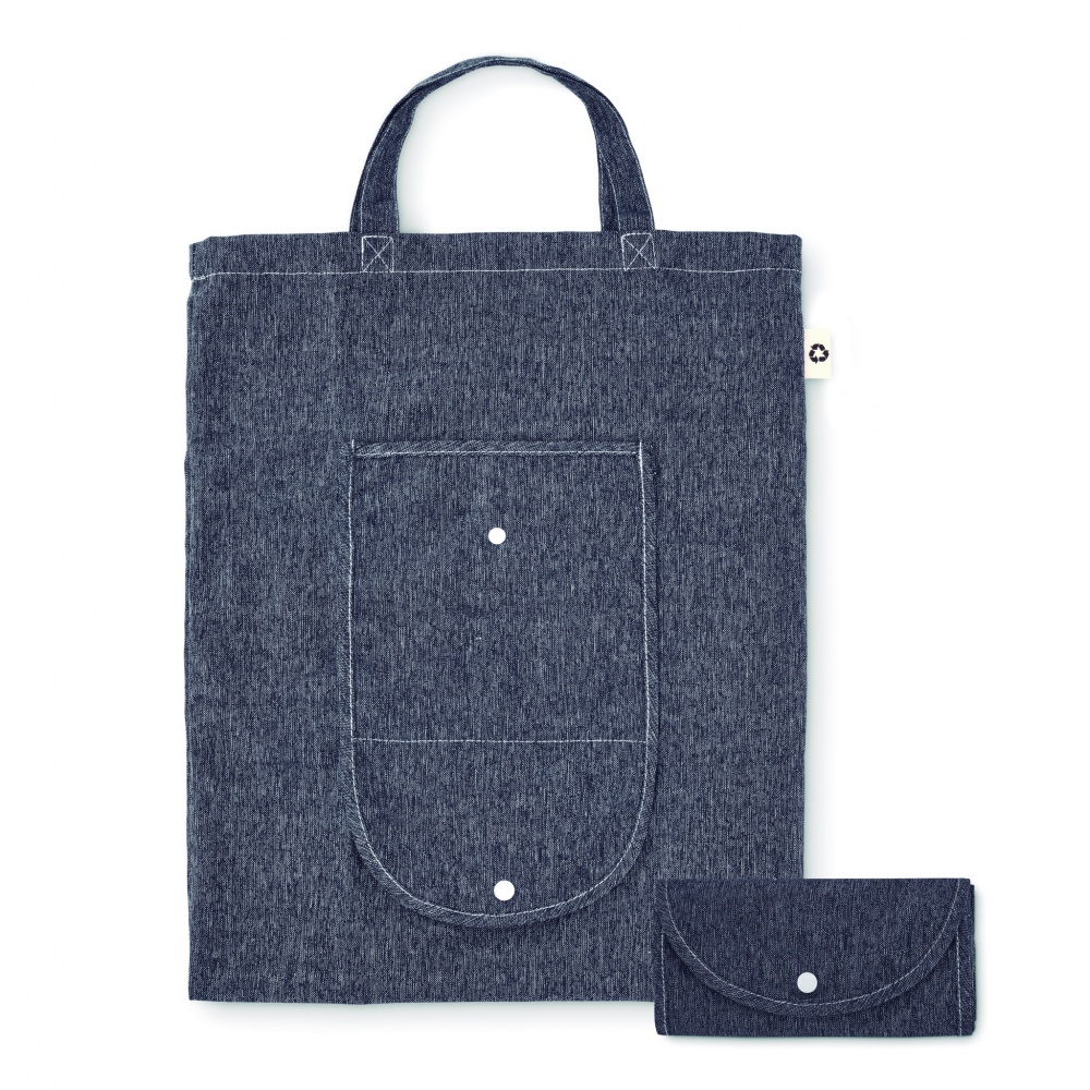 Logo trade promotional products image of: Foldable shopper bag 140 gr/m²