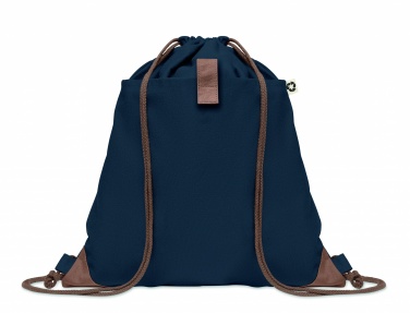 Logo trade advertising products picture of: Recycled cotton drawstring bag