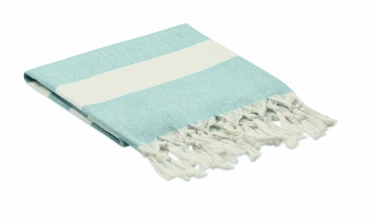 Logo trade business gifts image of: Hamman towel blanket 140 gr/m²