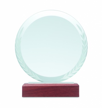 Logotrade promotional giveaways photo of: Round award plaque
