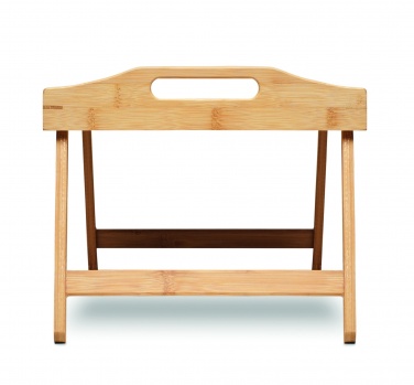 Logo trade business gifts image of: Foldable bamboo tray