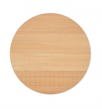 Logotrade promotional gift image of: Bamboo round coaster