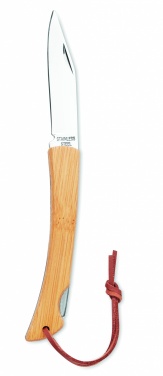 Logotrade advertising product picture of: Foldable knife in bamboo