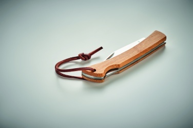Logotrade corporate gifts photo of: Foldable knife in bamboo