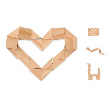 Logo trade promotional products picture of: Wooden puzzle/brain teaser