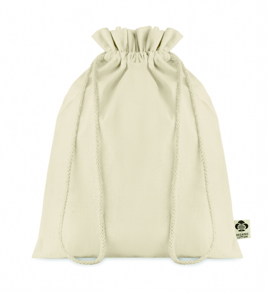 Logotrade promotional product picture of: Medium organic cotton gift bag