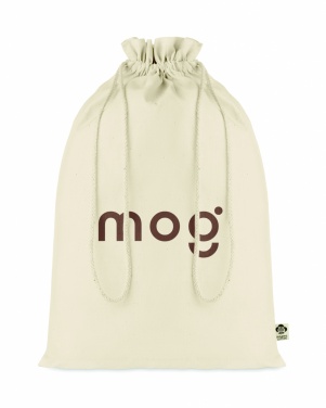 Logo trade business gifts image of: Large organic cotton gift bag