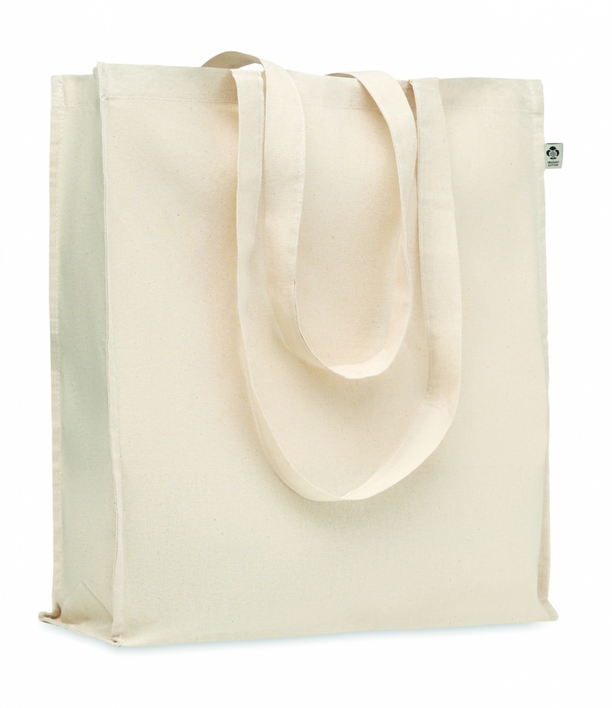 Logo trade promotional giveaways picture of: Organic cotton shopping bag