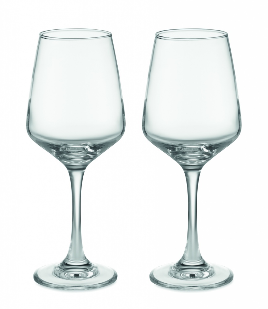 Logotrade advertising product picture of: Set of 2 wine glasses