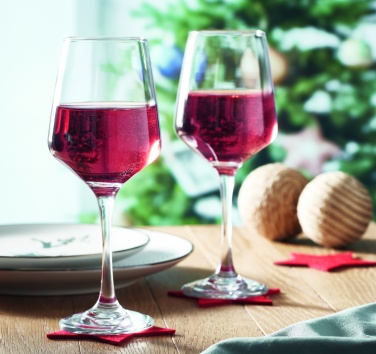 Logotrade promotional item picture of: Set of 2 wine glasses