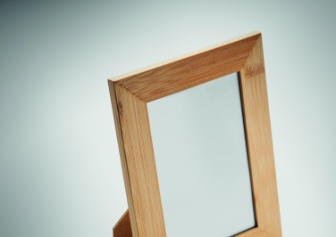 Logo trade corporate gifts image of: Bamboo photo frame