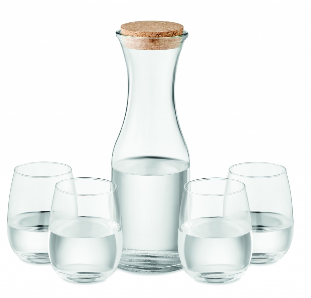 Logotrade promotional item image of: Set of recycled glass drink