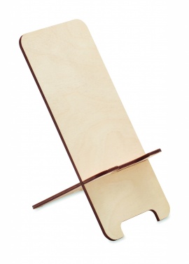 Logotrade advertising products photo of: Birch Wood phone stand