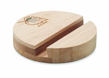 Logotrade promotional item image of: Birch Wood phone stand
