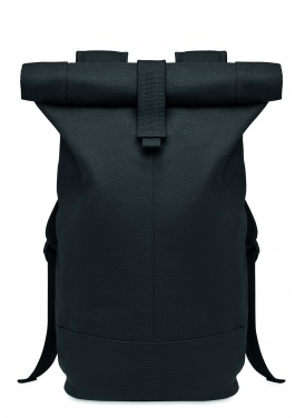 Logotrade promotional giveaways photo of: Rolltop washed canvas backpack