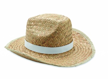 Logo trade promotional gifts image of: Natural straw cowboy hat