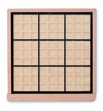 Logo trade advertising product photo of: Wooden sudoku board game