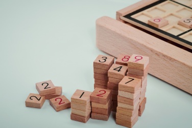 Logotrade promotional merchandise picture of: Wooden sudoku board game