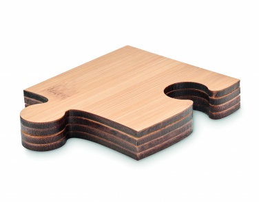 Logotrade promotional products photo of: Set of 4 puzzle coasters