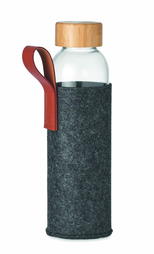 Logo trade promotional giveaways picture of: Glass bottle 500 ml