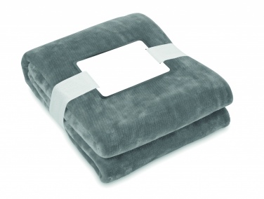 Logotrade promotional item image of: RPET fleece blanket 280 gr/m²