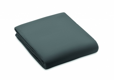 Logo trade business gifts image of: RPET fleece blanket 130gr/m²