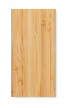 Logo trade promotional gifts image of: 6000 mAh Bamboo power bank