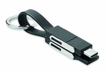 Logo trade promotional gifts image of: keying with 4 in 1 cable