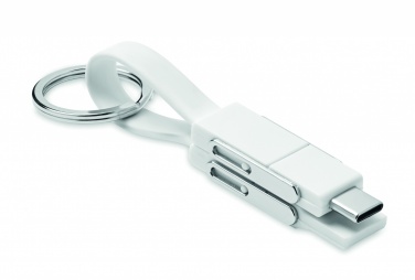 Logo trade business gifts image of: keying with 4 in 1 cable