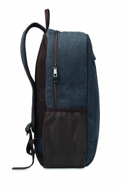 Logo trade promotional merchandise picture of: Laptop backpack in canvas