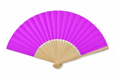 Logo trade advertising products image of: Manual hand fan