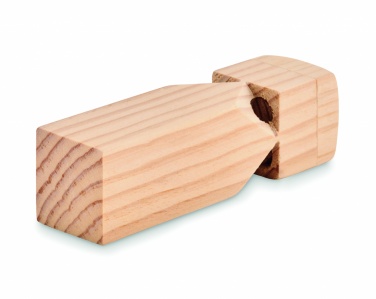Logo trade advertising products image of: Wooden train whistle