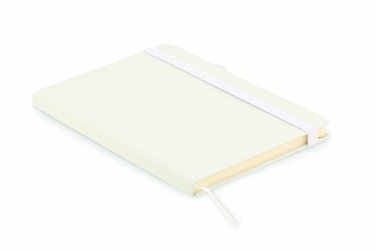 Logo trade promotional merchandise image of: Recycled Leather A5 notebook