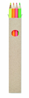 Logotrade promotional giveaways photo of: 4 highlighter pencils in box