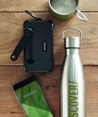 Logotrade advertising products photo of: 8000 mAh solar dynamo charger